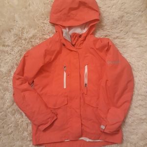 Columbia omni-shield rain jacket girls XS 6